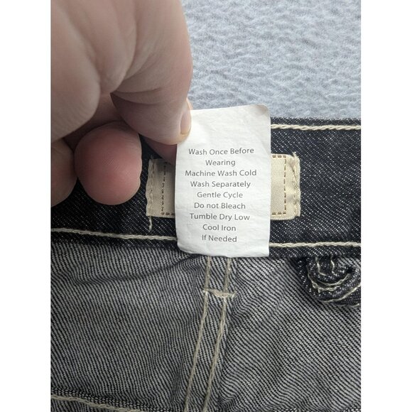 Duke Haband Jeans Mens 40 Black Gray Classic Fit Elastic Waist Zip Fly 059 - Picture 13 of 13